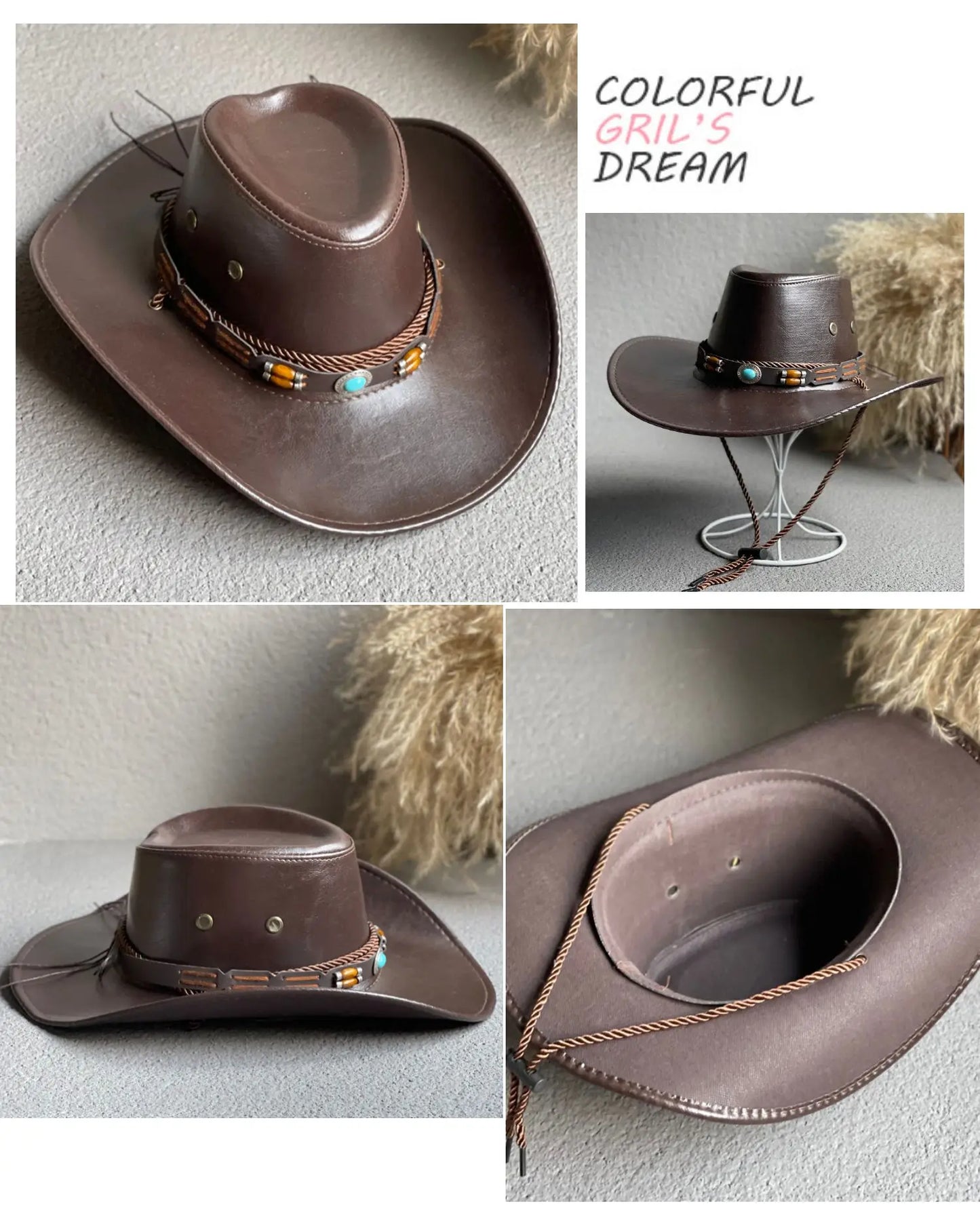 Chapéus de cowboy unissex